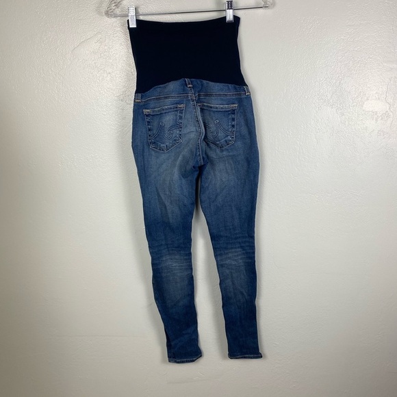 AG Adriano Goldschmied Maternity Blue Jeans women’s size 25R - Picture 2 of 12